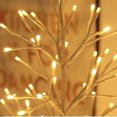 thumbnail image 4 of Colorful Led Artificial Christmas Tree Light 1.2M With Warm White Bulbs For Holiday Decor Indoor Use, 4 of 6