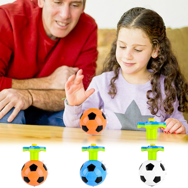 HUMJUSE Light Up Football Spinning Toys Spinning Light Up Song Toy Party Favor for Boys Girls Birthday Party Gifts for Kids Fun Light Up Spinning Tops Walmart
