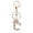 C, variant on Fashion Diamond Encrusted Metal Letter Jewelry Foreign Trade Alloy Flash Diamond 26 English Letter Keychains Bag Accessories