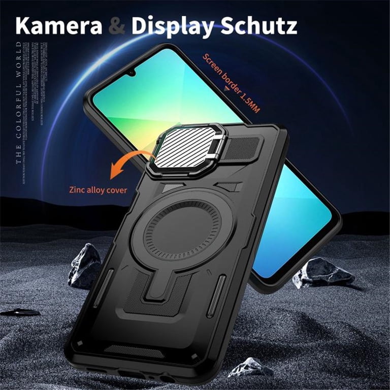 Case for Samsung Galaxy A06 4G / 5G 6.7-inch with Adjustable Metal