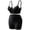 Black, variant on 2 Piece Workout Sets for Women Halter Strappy Sports Bra with Seamless Ribbed Gym Yoga shorts Outfits Yellow,Free Size