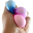 thumbnail image 7 of 6 Balls Total - 2 PackS of 3 Small 1.5" Neon Soft Doh Filled Stress Ball Stress Ball - Ceiling Sticky Glob Balls - Squishy Gooey Shape-able Squish Sensory Squeeze Balls OT, 7 of 7