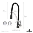 thumbnail image 2 of Llave Mezcladora Hausklein para Tarja de Cocina Metal Cromado Brillante Monomando, 2 of 5