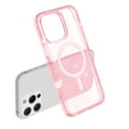 thumbnail image 3 of ShellTech for iPhone 13 Pro Max Case Clear Magnetic Glitter Compatible with Magsafe, Sparkle Bling Hard Magnet Mag Cover Non-Yellowing, Shiny Cute Phone Case for Women Gilrl,Pink, 3 of 9