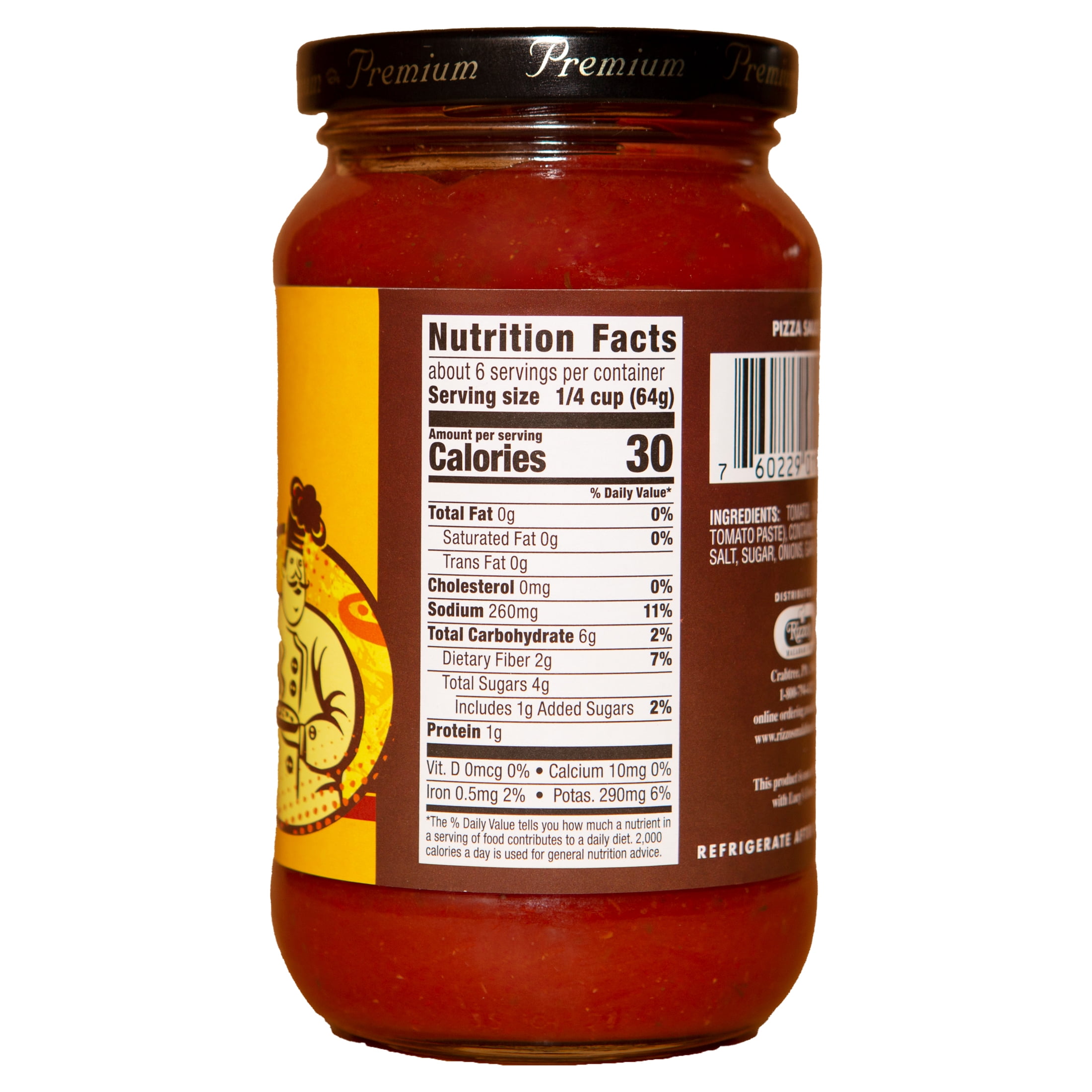 Rizzo's Malabar Inn Homemade Pizza Sauce, 14 oz