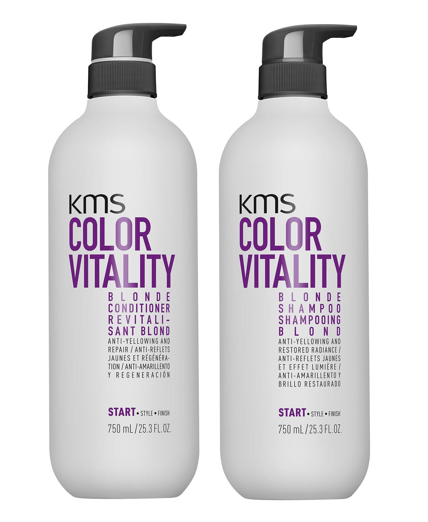 KMS California Color Vitality Blonde Shampoo & Duo 25.3oz Walmart.com
