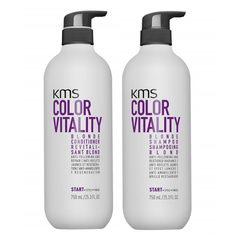 muggen Forekomme så meget KMS California Color Vitality Blonde Shampoo & Conditioner Duo 25.3oz set -  Walmart.com