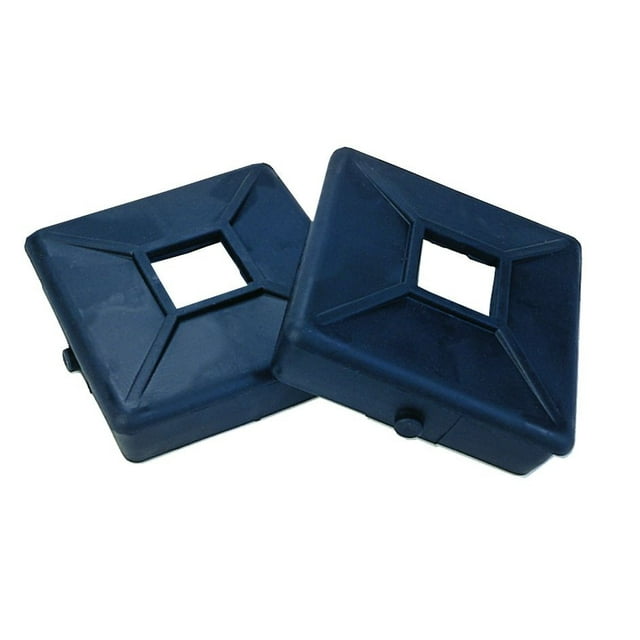 JR Sewer Hose Storage Carrier Cap 208 Use With 4 Inch Square Sewer Hose Bumper; Black; Rubber; 3-3/4 Inch; With Tabs; Single