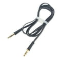 thumbnail image 2 of Aux Cable for Samsung Galaxy Tab A 8.0" (2017)/Tab A 8.0" (2018)/A8 10.5" (2021) - 3.5mm Adapter Car Stereo Aux-in Audio Cord Speaker Jack Wire Flat Black, 2 of 4