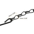 thumbnail image 4 of Uxcell 120cm Extension Link Adjustable Double S Shaped Hooks Hanging Chains Black 2 Pack, 4 of 6