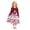 czb# Wine825, variant on CUZIBR Kids Seasonal Dress Girls With Solid Color Jacket Floral Pattern Sleeveless Long Sleeve Dress Outfit Sets Fall Clothes Sets,Red,9-10 Years