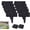 Black, variant on 2026 NEW Imitation Stone Garden Fence,Faux Stone Garden Edging Border,Plastic Garden Retaining Edging Fence, Flexible Interlocking Landscape Edging, No Dig Decorative Lawn Border (White,10PCS)