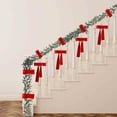 thumbnail image 5 of Fnochy Clearance Christmas Garland, 5 ft Norfolk Pine Garland with Light, Real Touch Artificial Plants for Indoor Christmas Decorations Clearance, 5 of 9