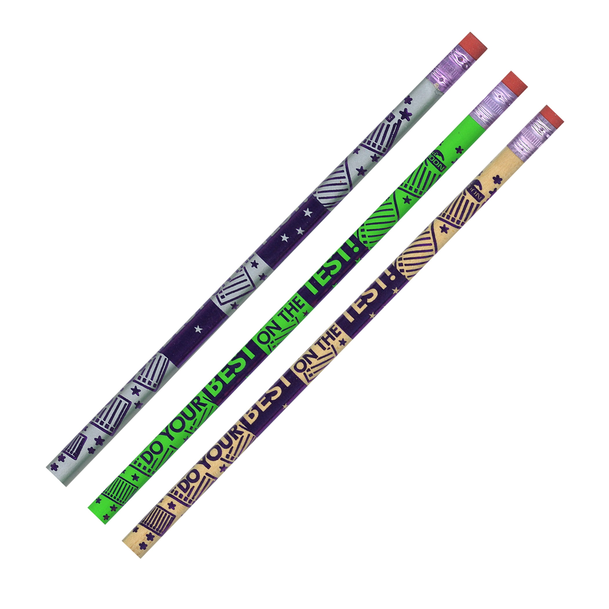 Moon Products Do Your Best on the Test Pencils, 12 Per Pack, 12 Packs