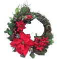 thumbnail image 1 of Corona de Navidad Corona artificial Corona de ratán de Navidad artificial Adecuado para su chimenea, puerta de entrada, pared o cualquier lugar Ideal JFHHH pequeña, 1 of 3