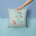 thumbnail image 2 of Animals Art Alphabet Design Fabric Decorative Pillow, 2 of 4