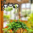 thumbnail image 4 of Soportes para cestas colgantes, ganchos de hierro para colgar en la pared, soportes de metal para colgar al aire libre con tornillos, decoración de jardín para plantas, linternas, carillones de, 4 of 6