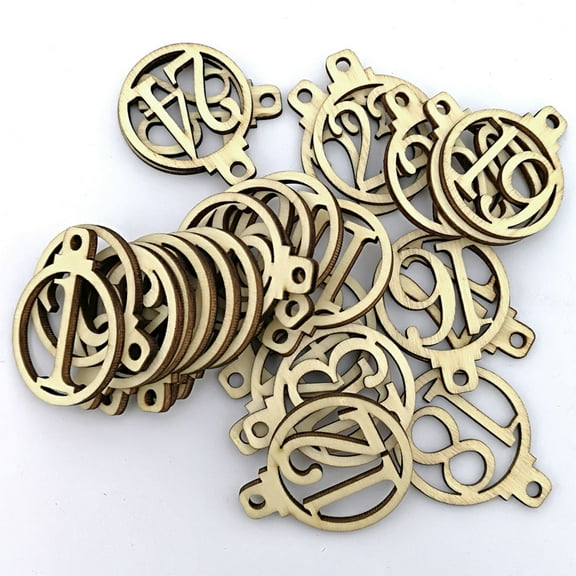 WHAMVOX Wedding Favor Labe Calendar Round Tag Christmas Arrival Countdown