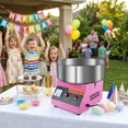 thumbnail image 6 of Commercial Cotton Candy Machine - 1000W Electric Cotton Candy Maker with 3500RPM Motor, Stainless Steel Bowl, Perfect for Home, Parties, Carnivals & Events (Pink）, 6 of 14