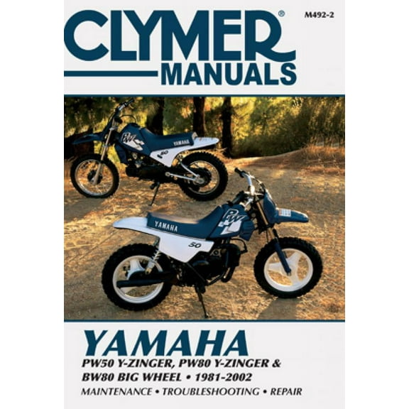 Yamaha PW50/80 Y-Zinger & BW80 Big Wheel Motorcycle (1981-2002) Clymer Repair Manual ^