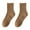 Light Coffee, variant on harmtty Winter socks 1 Pair Autumn Winter Unisex Socks Middle Tube Solid Color Moisture Absorption Stretchy Men Women Knitted Socks for Daily Wear Light Coffee