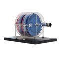 thumbnail image 3 of Turbine Demonstration Model, Practical Steam Turbine Model Firm Structure Durable  For Science Projects, 3 of 8