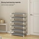 thumbnail image 3 of Gabinete para zapatos de 10 capas zapatero de metal con cubiertas para dormitorio de estudiantes en casa, 3 of 9