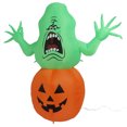 thumbnail image 4 of Monstruo verde inflable de Halloween con luz LED 5 pies IP44 Monstruo de calabaza inflable impermeable para jardín al aire libre Decoración de césped Enchufe de la UE 220 a 240 V, 4 of 10
