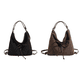 thumbnail image 1 of Bolso Bandolera Ante para Mujer Hobo Con Lazo Y Bolsillo Interior Viajes (), 1 of 6