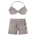 thumbnail image 4 of Uobin Womens Workout Sets 2 Piece Seamless Halter Sports Bra Lifting Tummy Control Biker Shorts Gym Yoga Outfits, 4 of 4