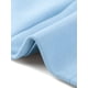 thumbnail image 5 of Blazer de oficina para mujer sin cuello, traje casual de negocios, blazer corto, L azul cielo, 5 of 6