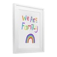 thumbnail image 3 of Stupell Industries We Are Family Rainbow White Framed Print Under Glass design by Carla Daly, 16 x 13, 3 of 10