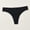 #077-Black, variant on Warop Womens Lace Thong Panties, Seamless and Breathable Comfortable Underwear for Daily Wear