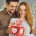 thumbnail image 4 of RBCKVXZ Valentine's Day Surprise Gift Box Pull Out Money Box For Birthday Anniversary Party Gifts Romantic Red Theme Ideal Holiday Gift Choice, 4 of 6