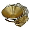 thumbnail image 2 of Bergamo Art Decorative Handmade Aluminum Artistic Bowl in Gold, 2 of 4