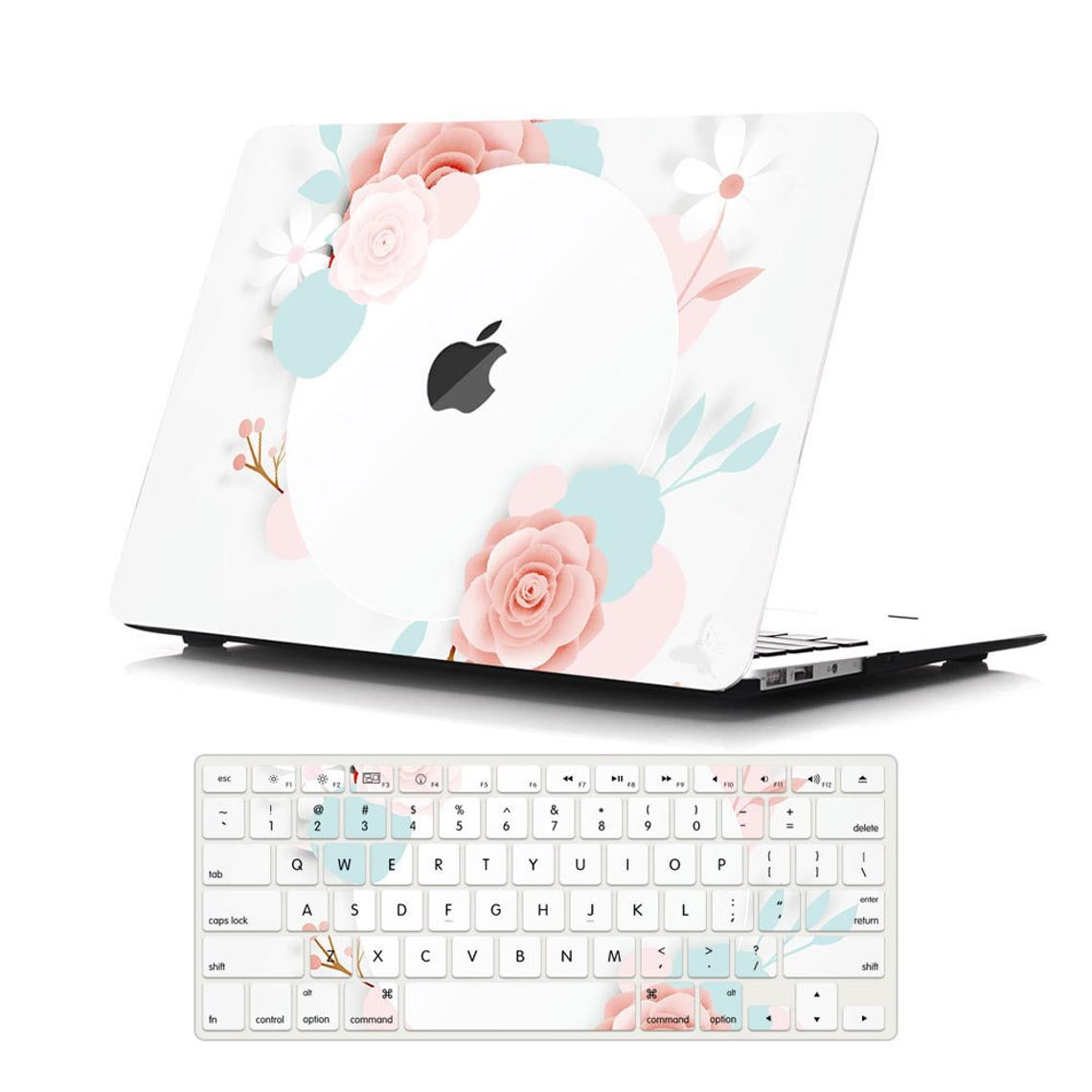 MacBook Pro Case Animal Wild Life Pattern Frozen Geometry MacBook Air 13 A1369/A1466 Plastic Case Keyboard Cover & Screen Protector & Keyboard Clean 