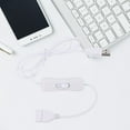 thumbnail image 2 of USB 2.0 Male to Female USB Cable With ON/OFF Cable Extension Toggle Compatible For Light Fan LED Strip, 2 of 9