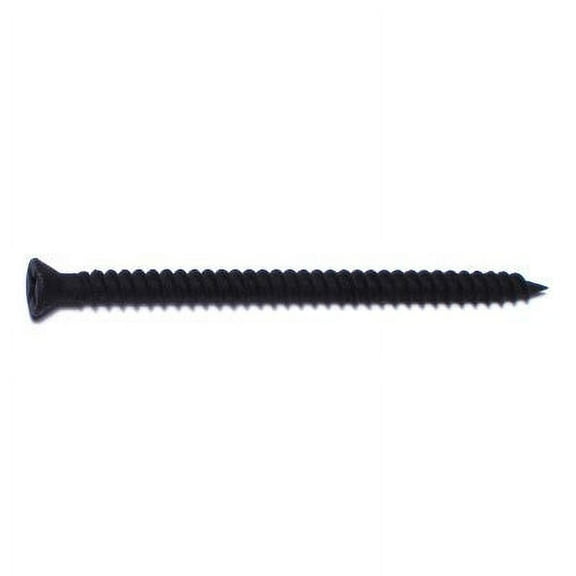 #6 x 2-1/4" Black Phosphate Phillips Trim Head Drywall Screws (30 pcs.)