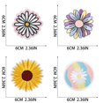 thumbnail image 4 of 16 parches de flores de margaritas de girasol surtidos, para coser/planchar, apliques bordados, parches artesanales para ropa, mochilas, sombreros, pantalones vaqueros, 4 of 5