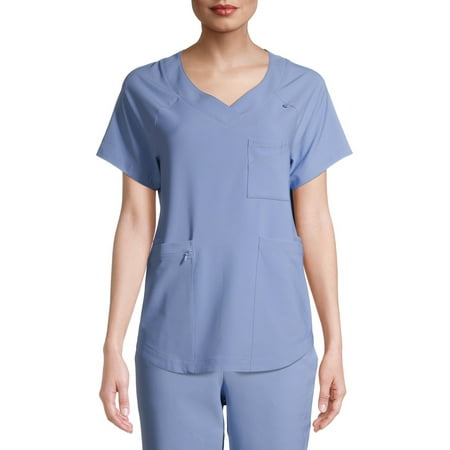 

ClimateRight by Cuddl Duds Short Sleeve V-Neck Scrub Top (Women s ) 1 Count 1 Pack