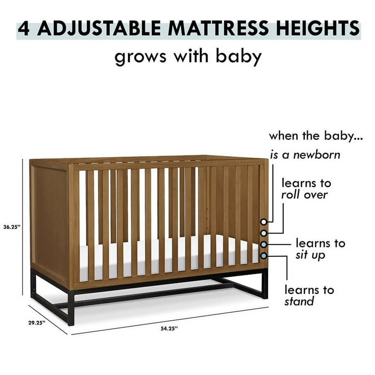 Walnut hotsell wood crib