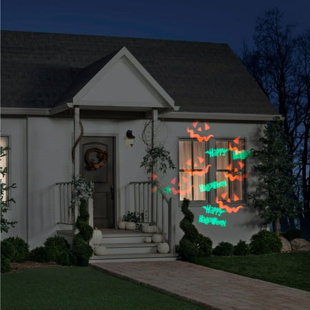 Happy Halloween Whirl-a-Motion with Strobe Projection Light