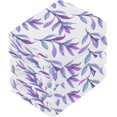thumbnail image 3 of GZHJMY 6PCS Seamless Pattern with Purple Leaves Of Ludwigia Seaweed on White Background Towels Cotton Washcloths Set,Quick Drying & Absorbent Soft Bathroom Hand Towel Lightweight & Portable Fingertip, 3 of 7