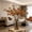 B, variant on AURIGATE Artificial Persimmon Branch, Fake Fruit Stem for Home Wedding Party Decor, Plastic Faux Persimmon