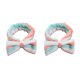 thumbnail image 4 of Qarigey Diademas Lazo Nudo Estiramiento Anudado ancho Envoltura Accesorios para el cabello Diadema para de cara Maquillaje Yoga Verde rosa raya Raya rosa verde 2piezas Qarigey CBP387200, 4 of 5