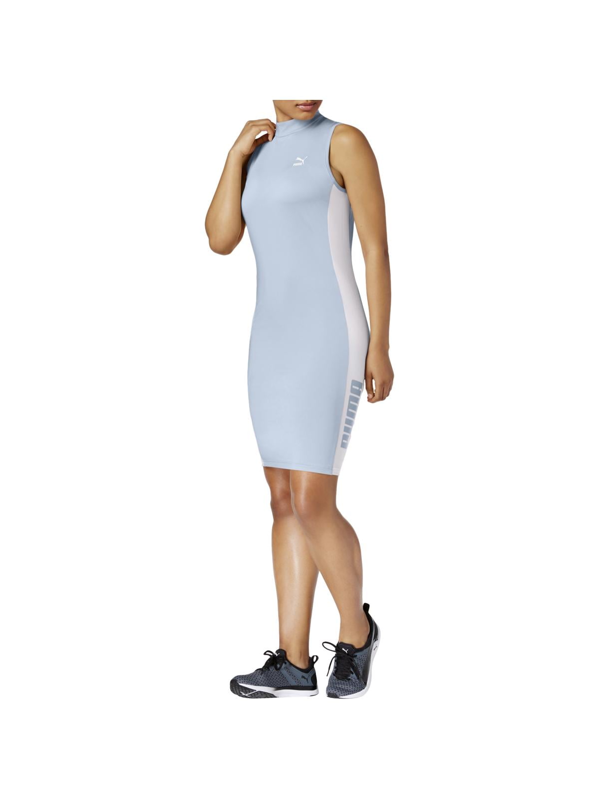 mock neck sheath dress