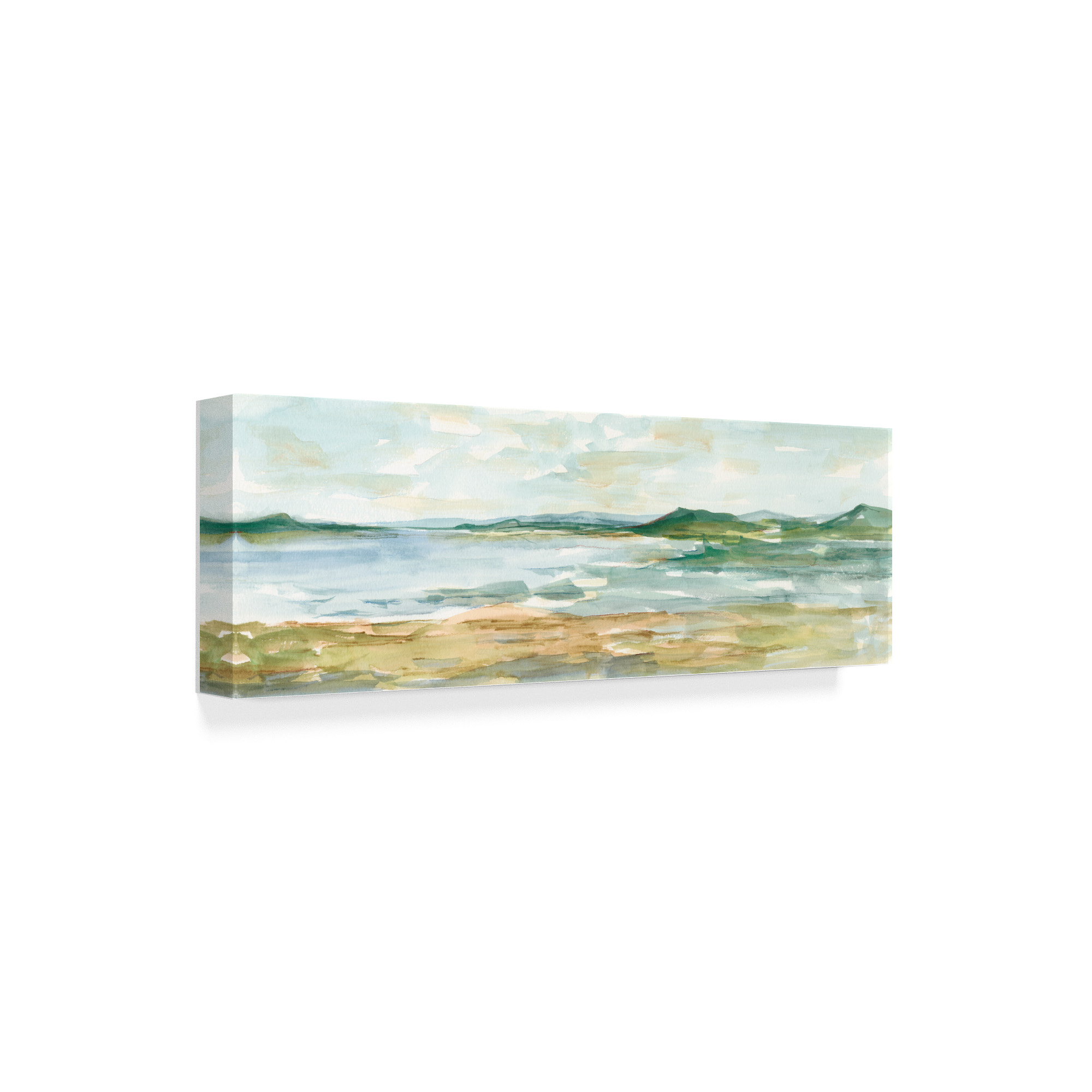 Trademark Fine Art 'Panoramic Seascape I' Canvas Art by Ethan Harper
