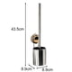 thumbnail image 4 of Soporte de cepillo de inodoro Soporte de pared Hogar WC Herramientas de limpieza Accesorios de baño, 4 of 7