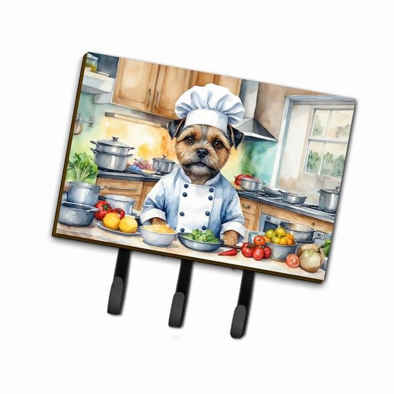 Kuvasz The Chef Leash or Key Holder 6 in x 9 in