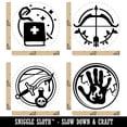 thumbnail image 2 of RPG Gaming Rogue Ranger Cleric Wizard Rubber Stamp Set for Scrapbooking Crafting Stamping - Mini 1/2 Inch, 2 of 7